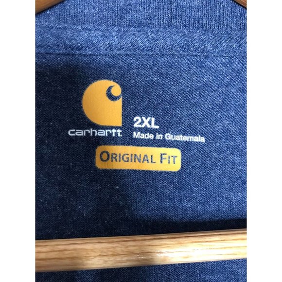 Carhartt Men's 2XL Blue T-Shirt - Picture 5 of 7